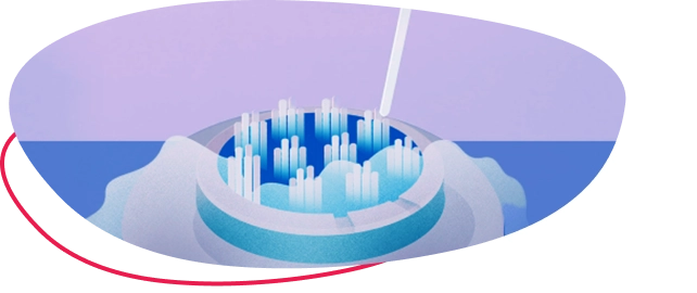 Graphic of egg freezing canister